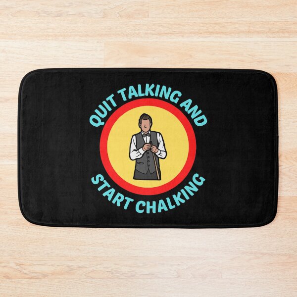 Item preview, Quit Talking And Start Chalking - Funny Snooker Saying designed and sold by shopaminute.