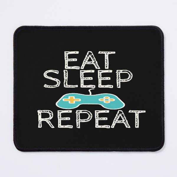 Item preview, eat sleep play repeat designed and sold by Sadanova.
