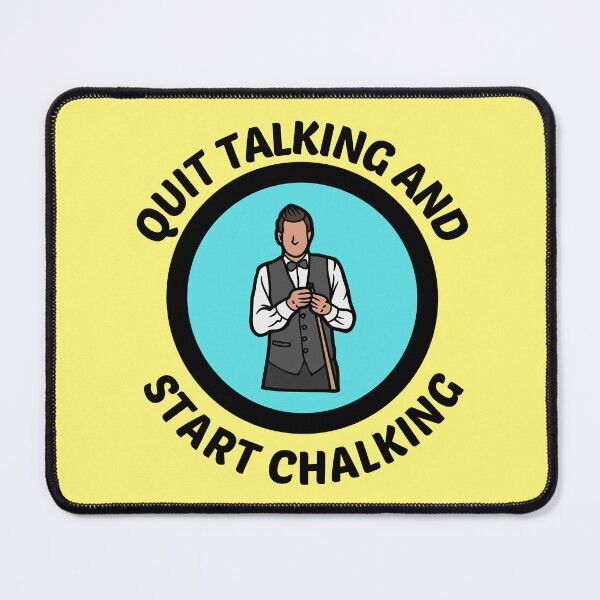 Item preview, Quit Talking And Start Chalking - Funny Snooker Saying designed and sold by shopaminute.