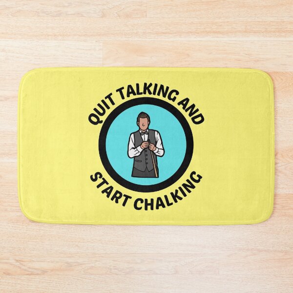 Item preview, Quit Talking And Start Chalking - Funny Snooker Saying designed and sold by shopaminute.