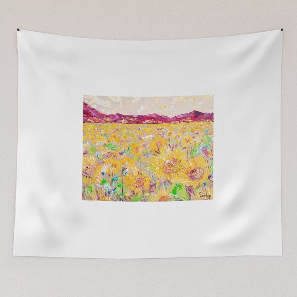 Item preview, Sunflowers On a Hot Evening designed and sold by Natalia_Shchip.