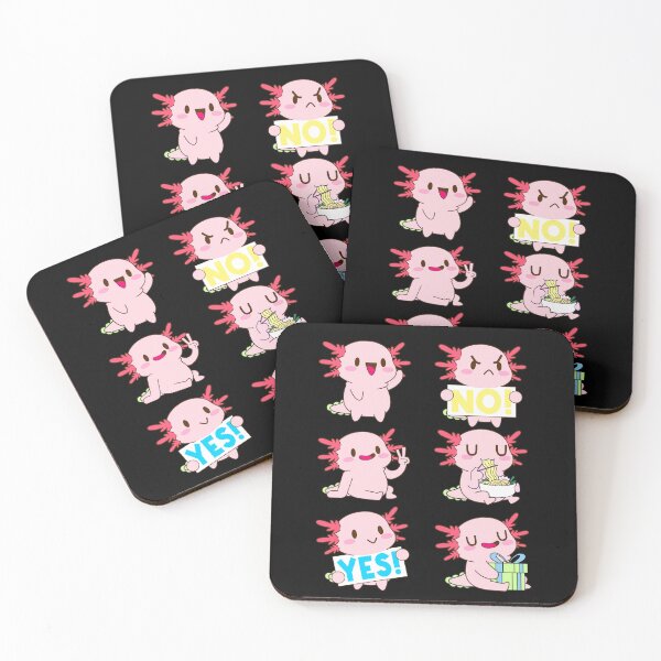 Item preview, Cute Axolotl Collage designed and sold by Creatoe.