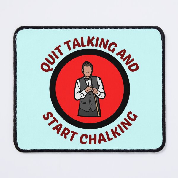Item preview, Quit Talking And Start Chalking - Funny Snooker Saying designed and sold by shopaminute.
