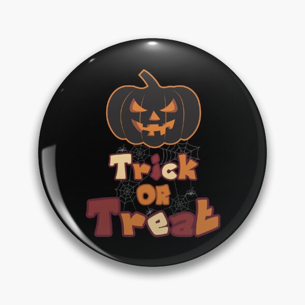 Item preview, Pumpkin And Spiderweb Trick Or Treat Halloween designed and sold by onzpacesdesign.