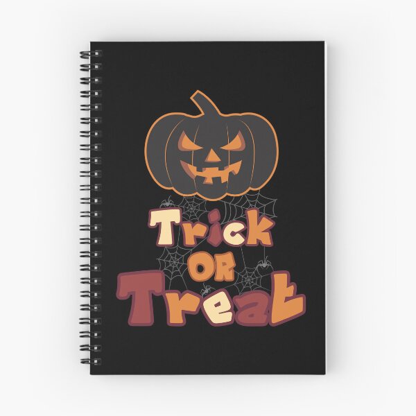 Item preview, Pumpkin And Spiderweb Trick Or Treat Halloween designed and sold by onzpacesdesign.