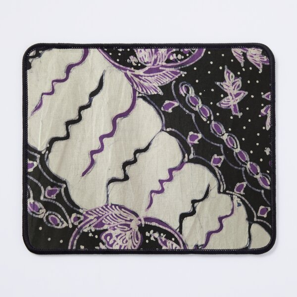 Item preview, Indonesia hand-drawn batik tulis purple floral lereng Lasem designed and sold by Morcawork.