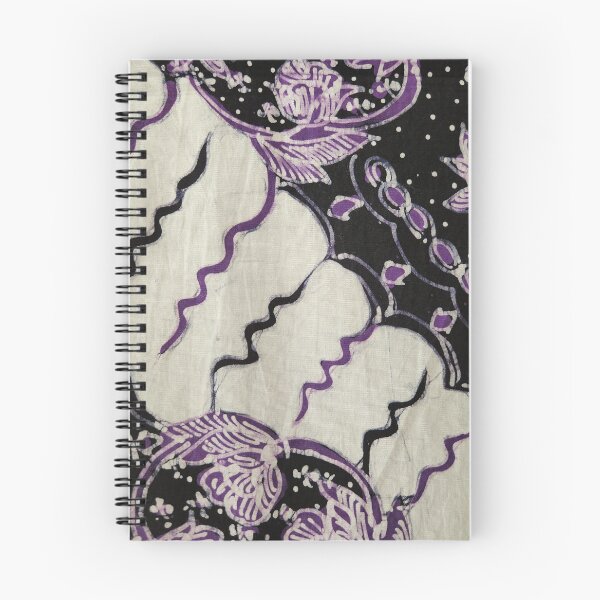 Item preview, Indonesia hand-drawn batik tulis purple floral lereng Lasem designed and sold by Morcawork.