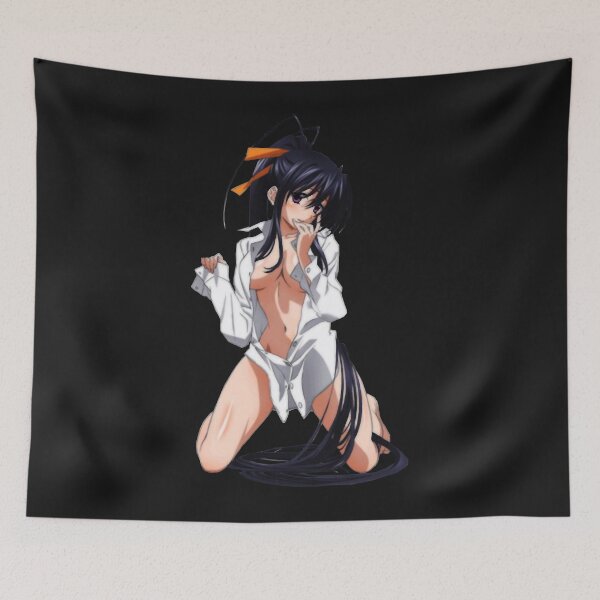 Item preview, Akeno Himejima sexy hentai anime Black hair Fiction Mangaka Sticker designed and sold by Lemed36tea.