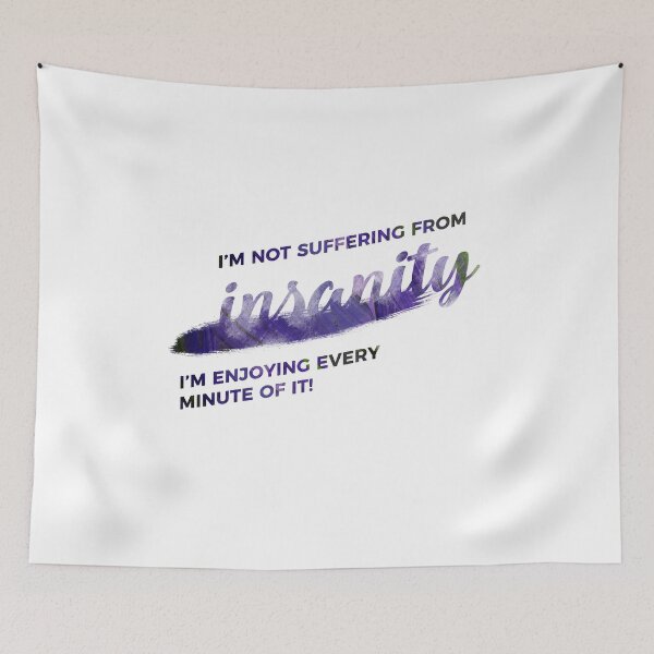 Item preview, Enjoying Insanity Funny Design designed and sold by Articulate.