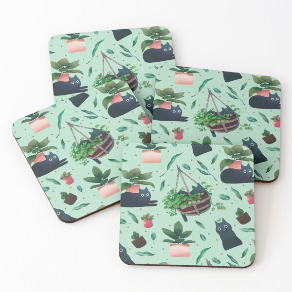 Item preview, cats and plants designed and sold by DerSenat.