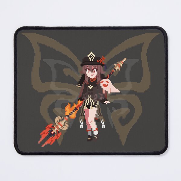 Item preview, Pixel Hu Tao (dark background) designed and sold by marcusartstuff.