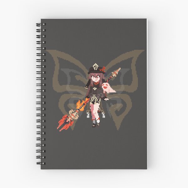 Item preview, Pixel Hu Tao (dark background) designed and sold by marcusartstuff.