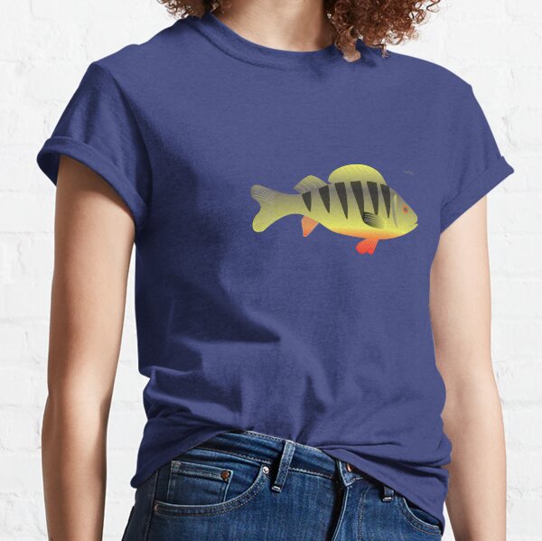 Women Perch Fishing T-Shirts for Sale