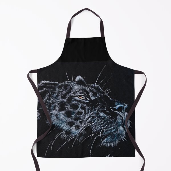 Item preview, Wild black panther on black background | feline designed and sold by NathBros.