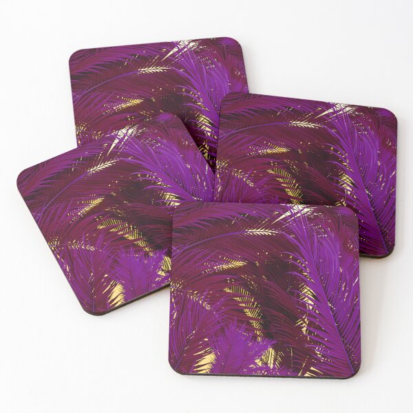 Item preview, Fancy Purple Palm Leaves Design designed and sold by Narkusdesign.