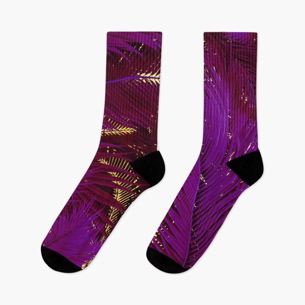 Item preview, Fancy Purple Palm Leaves Design designed and sold by Narkusdesign.