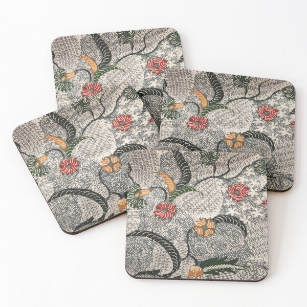 Item preview, Indonesia handmade hand drawn Batik tulis colorful bird plant pattern Pamekasan Madura designed and sold by Morcawork.