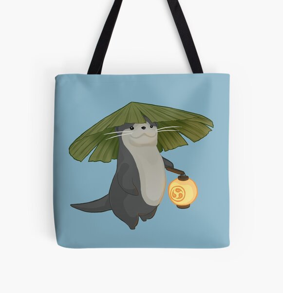 Vista previa del artículo con la obra «Odder Otter», diseñado y vendido por Yasmin Walji.