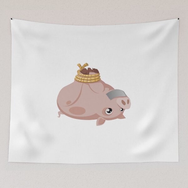 Item preview, tied pig funny designed and sold by binti163.