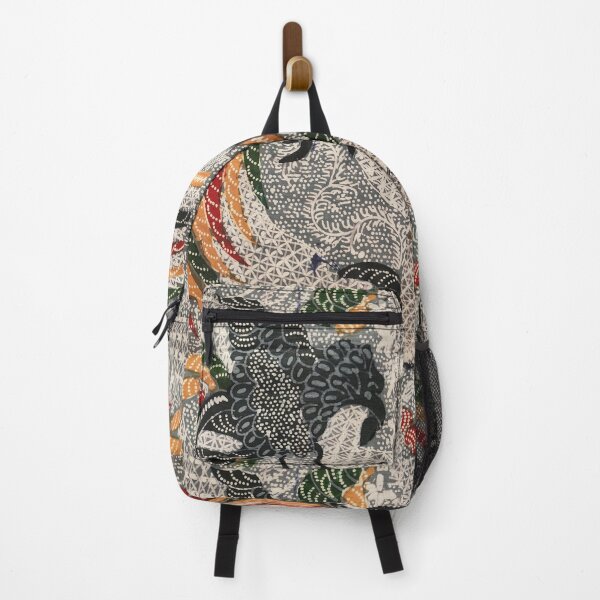 Item preview, Indonesia hand drawn Batik tulis colorful bird plant pattern Pamekasan Madura designed and sold by Morcawork.