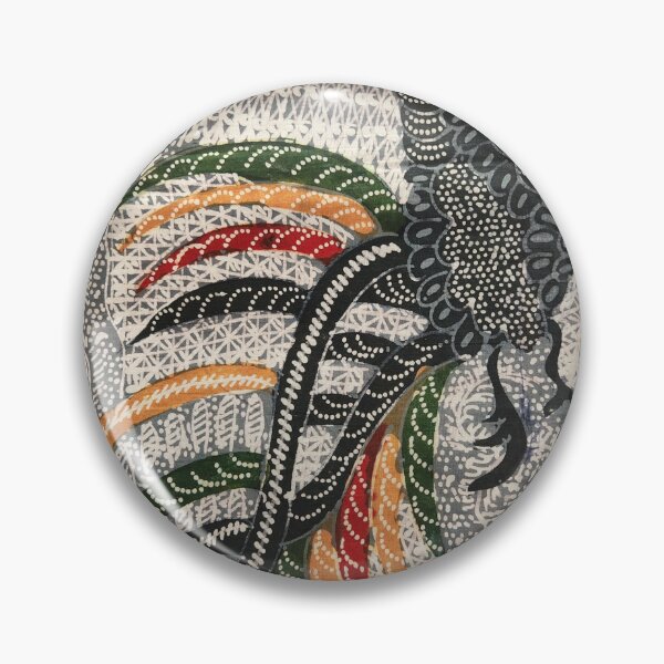 Item preview, Indonesia hand drawn Batik tulis colorful bird plant pattern Pamekasan Madura designed and sold by Morcawork.