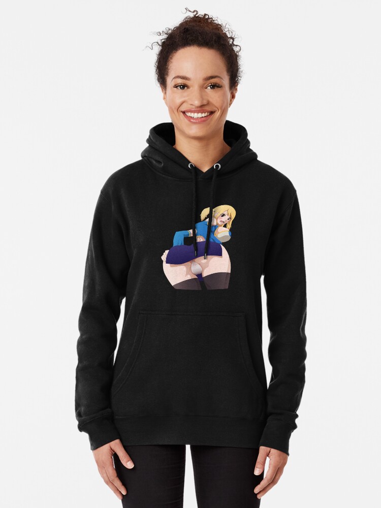 Pullover Hoodie, Lucy sexy hentai anime Ass Fairy Tail Anime Girl Waifu hot Sticker designed and sold by Lemed36tea