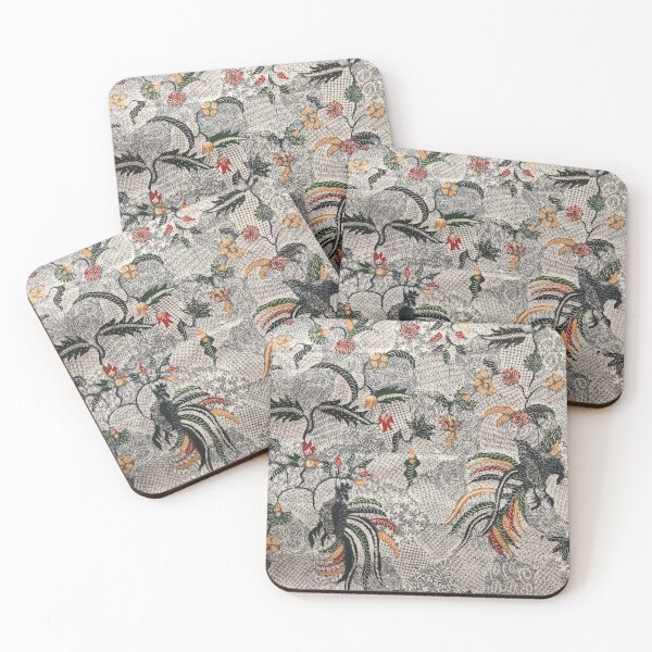 Item preview, Indonesia handmade hand drawn Batik tulis colorful bird plant pattern Pamekasan Madura designed and sold by Morcawork.