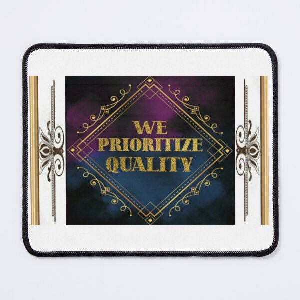 Item preview, Short Words WE PRIORITIZE QUALITY  designed and sold by Benix.