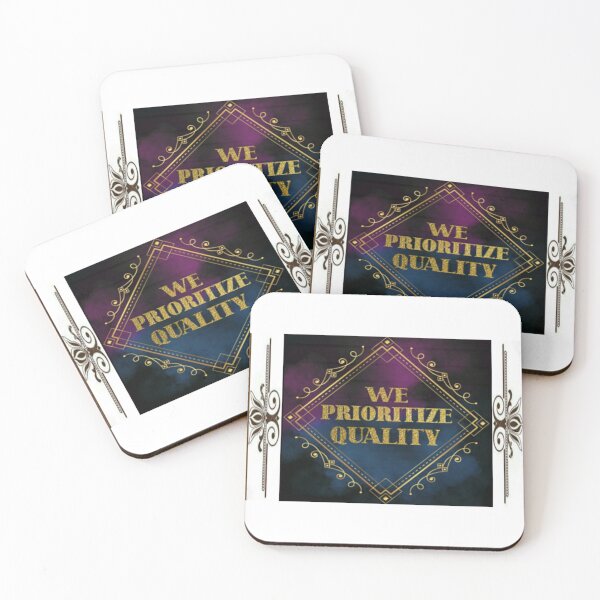 Item preview, Short Words WE PRIORITIZE QUALITY  designed and sold by Benix.