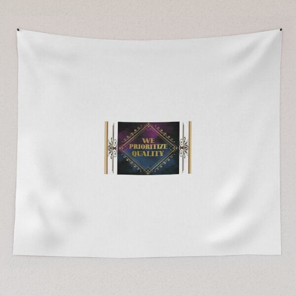 Item preview, Short Words WE PRIORITIZE QUALITY  designed and sold by Benix.