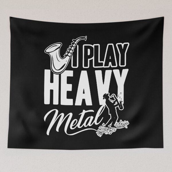 Item preview, Saxophone I Play Heavy Metal designed and sold by UnknownArtistt.