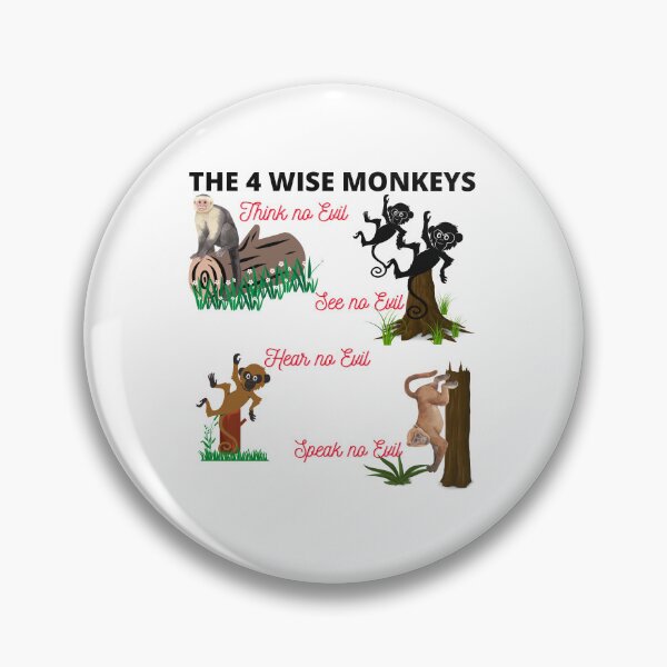 Item preview, The four wise monkeys designed and sold by RonelM.