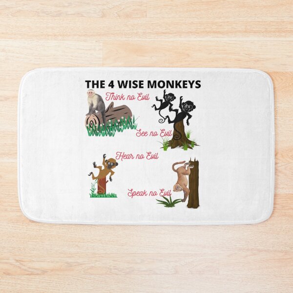 Item preview, The four wise monkeys designed and sold by RonelM.