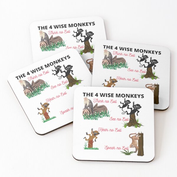 Item preview, The four wise monkeys designed and sold by RonelM.