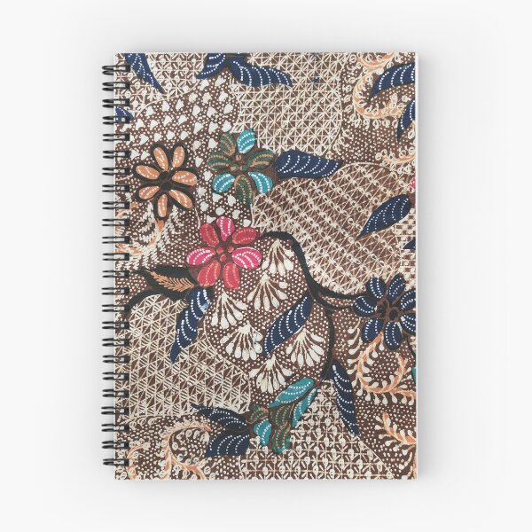 Item preview, Indonesia hand drawn batik tulis brown sogan flower plant pattern Pamekasan Madura designed and sold by Morcawork.