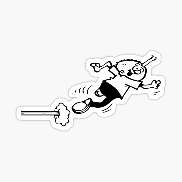 Billy Whizz Sticker