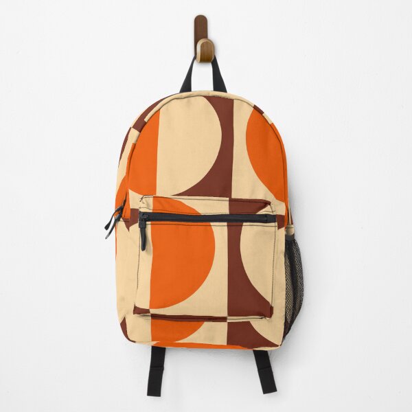 Item preview, Retro Geometric Half Square and Circle Pattern 233 designed and sold by tonymagnerart.
