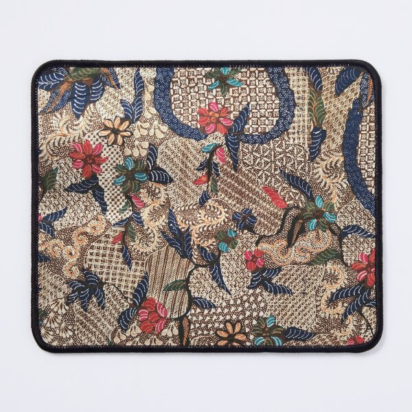 Item preview, Indonesia hand drawn cotton batik tulis fabric brown flower plant leaves pattern Pamekasan Madura designed and sold by Morcawork.