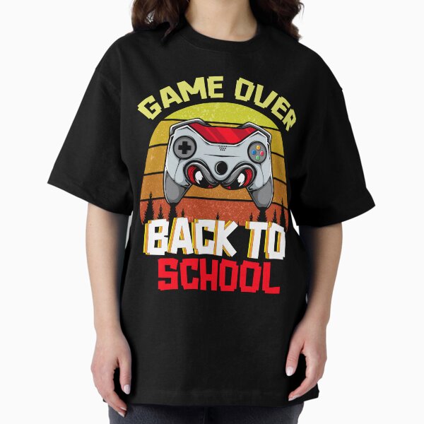 Artikel-Vorschau von Game Over Zurück zur Schule, designt und verkauft von MyLeoTee.