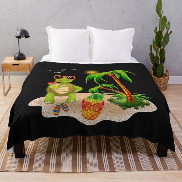 Item preview, Summer Turtle With Pineapple designed and sold by decentwearstore.