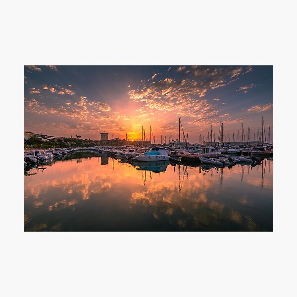 Marina Sunrise  Photographic Print