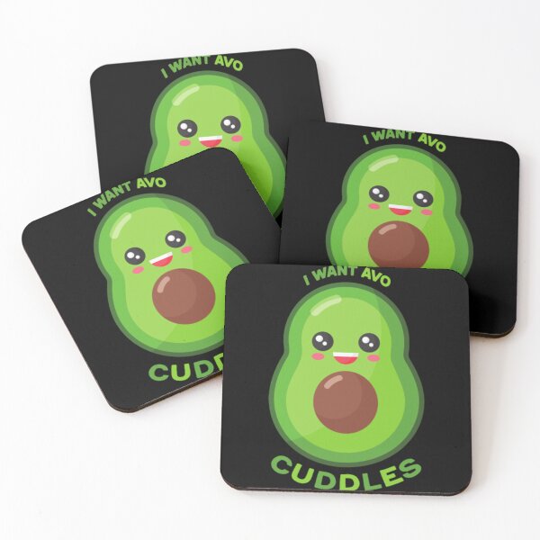 Item preview, I Want Avo Cuddles, Avocado Decal, Funny Fruit designed and sold by LindaMelody.