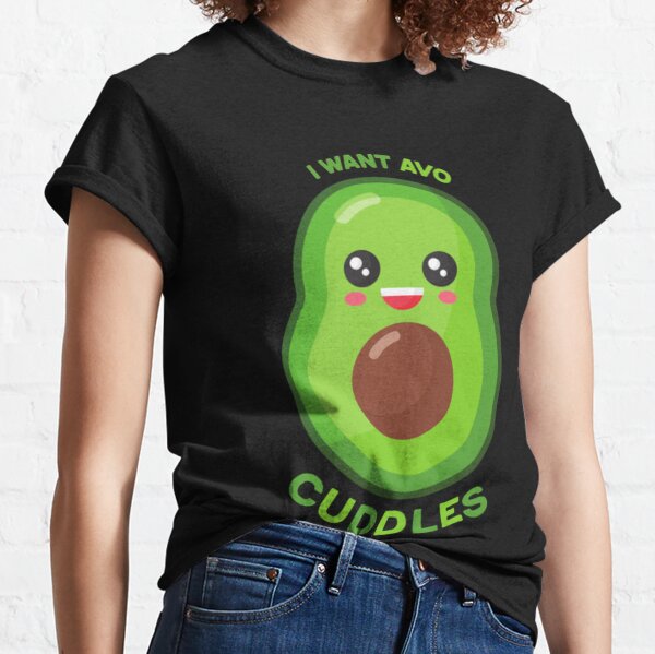 Item preview, I Want Avo Cuddles, Avocado Decal, Funny Fruit designed and sold by LindaMelody.