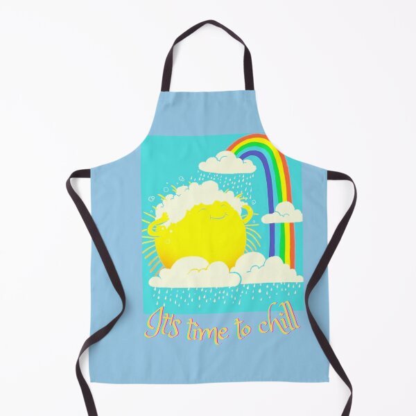 Item preview, The sun and the cloud with rainbow | funny design | cartoon drawings | designed and sold by Arteartz.