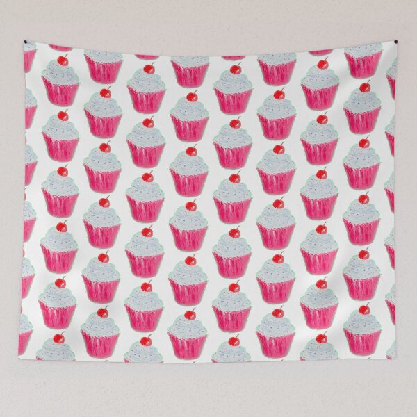 Item preview, Cupcake with frosting and cherry designed and sold by MatsonArtDesign.
