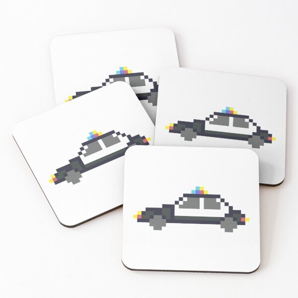 Item preview, Pixel art police car designed and sold by LindaMelody.