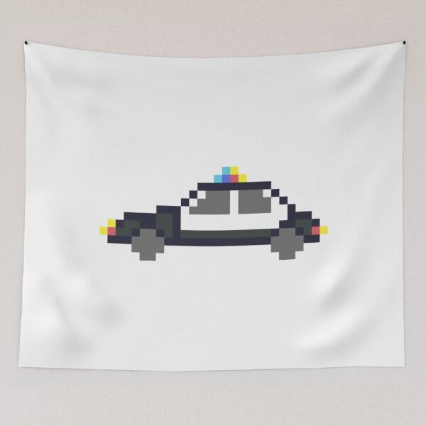 Item preview, Pixel art police car designed and sold by LindaMelody.