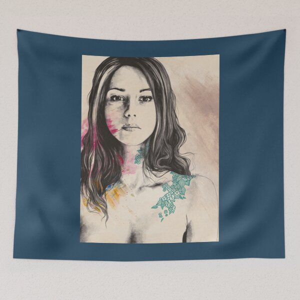 Item preview, Expressive Female T-ShirtTo Have and To Own _ flowers tattoo nude woman _ bkg designed and sold by StefanDumfries.