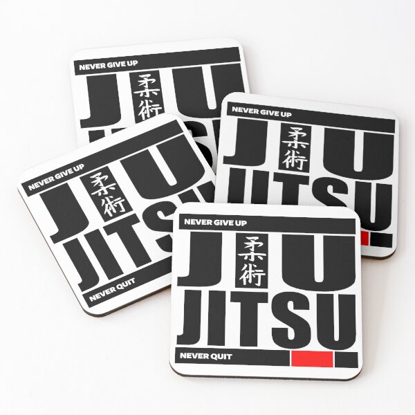 Item preview, Jiu Jitsu - Never Give Up Never Quit designed and sold by Mma-Madness.