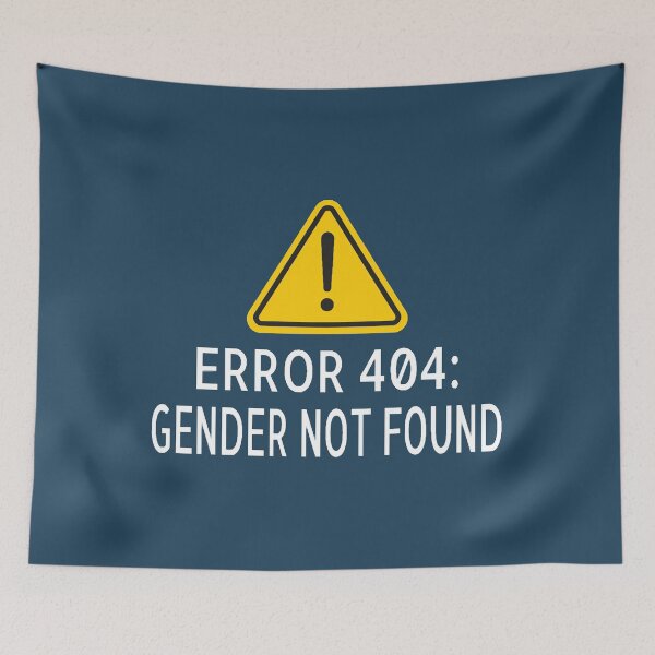 Item preview, Error 404 Gender Not Found Pride Non-Binary designed and sold by StefanDumfries.